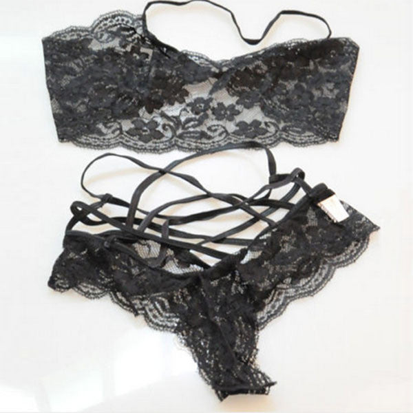 Lace Sleepwear Halter Underwear Lingerie G-string