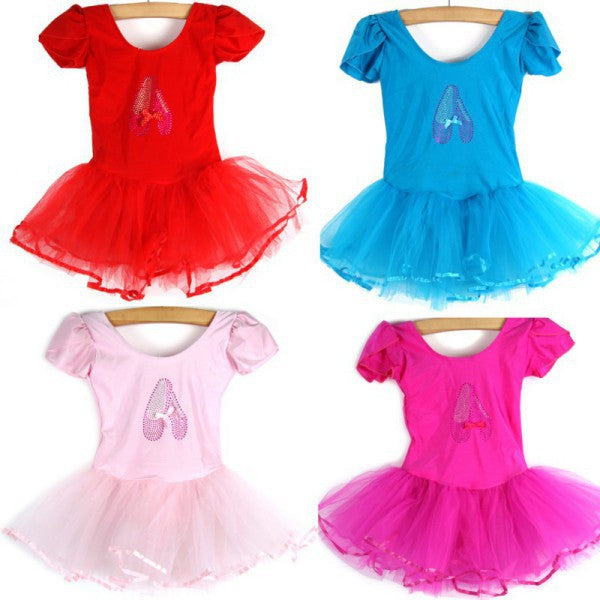 Girls Ballet Tranning Dance Skirt Tutu Dress