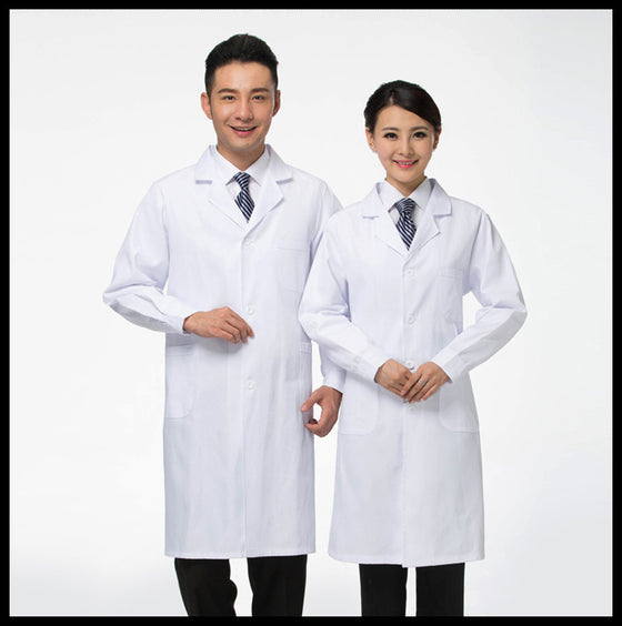 White Lab Coat Medical Clothes Doctors Uniforms