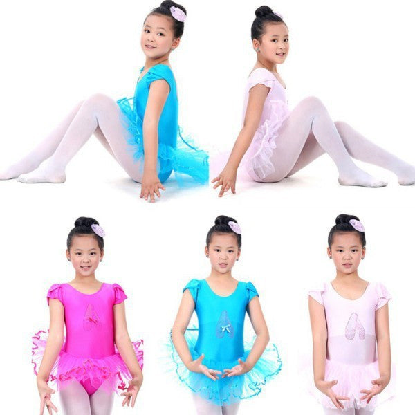 Girls Ballet Tranning Dance Skirt Tutu Dress