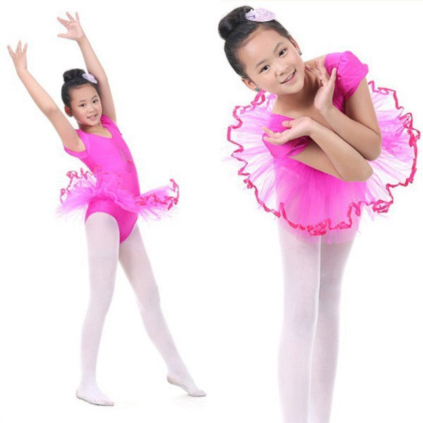 Girls Ballet Tranning Dance Skirt Tutu Dress