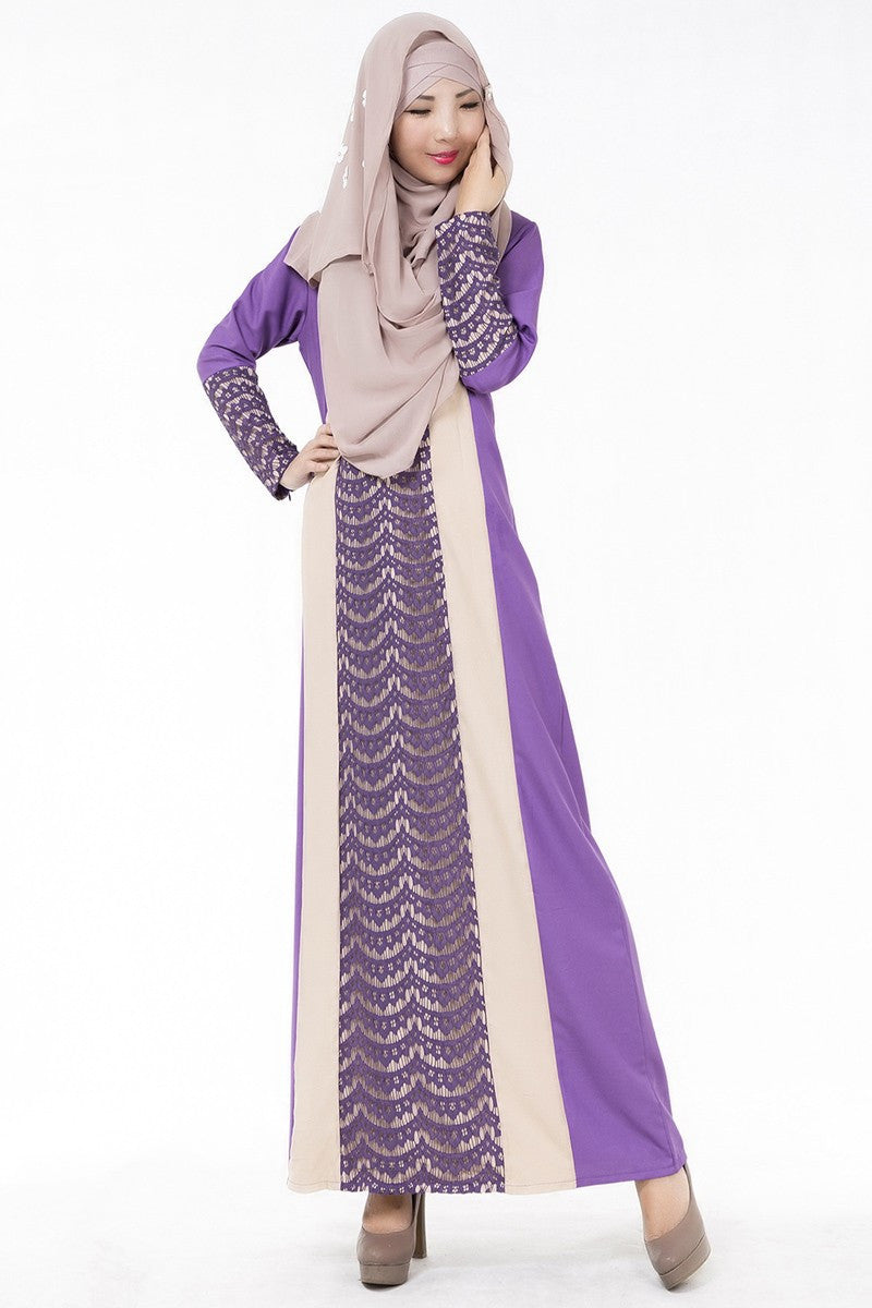 Cheap Embroidery Detailed Abaya Muslim Woman Dress Turkey Clothes