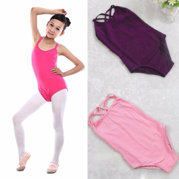 Kid Gymnastics Dance Costume Ballet Bodysuit