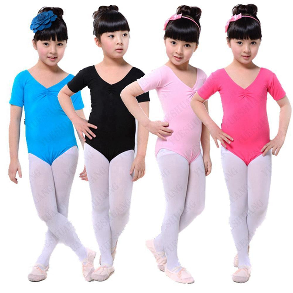 Solid Multicolor Slim Ballet Gymnastics Jumpsuit Leotards